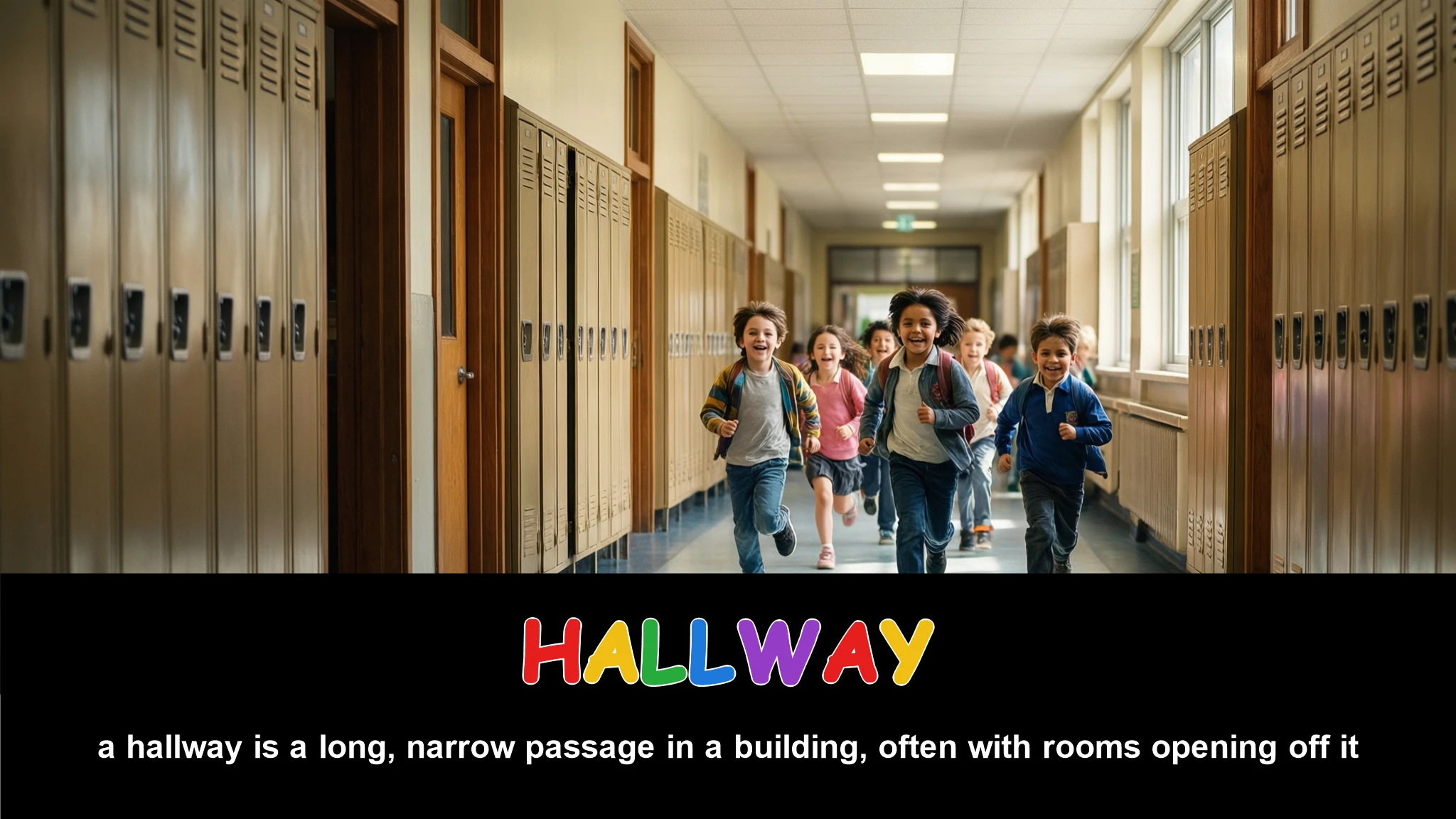 English Illustration for hallway